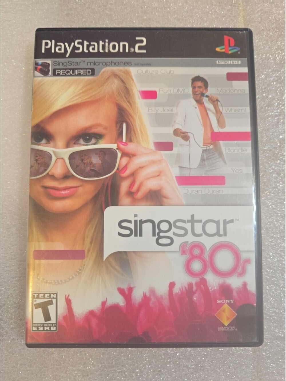 PS2 Singstar 80's Stand Alone / Game - Sony PlayStation 2